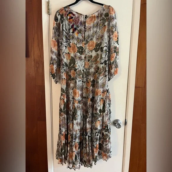 Anthropologie Espalier Embroidered Tunic Dress - Picture 9 of 9